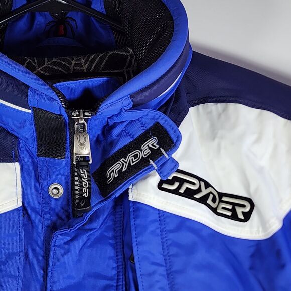 Spyder Men's Entrant Dermizax EV Large Blue Insulated FullZip Snowboarding Vest - Picture 11 of 13